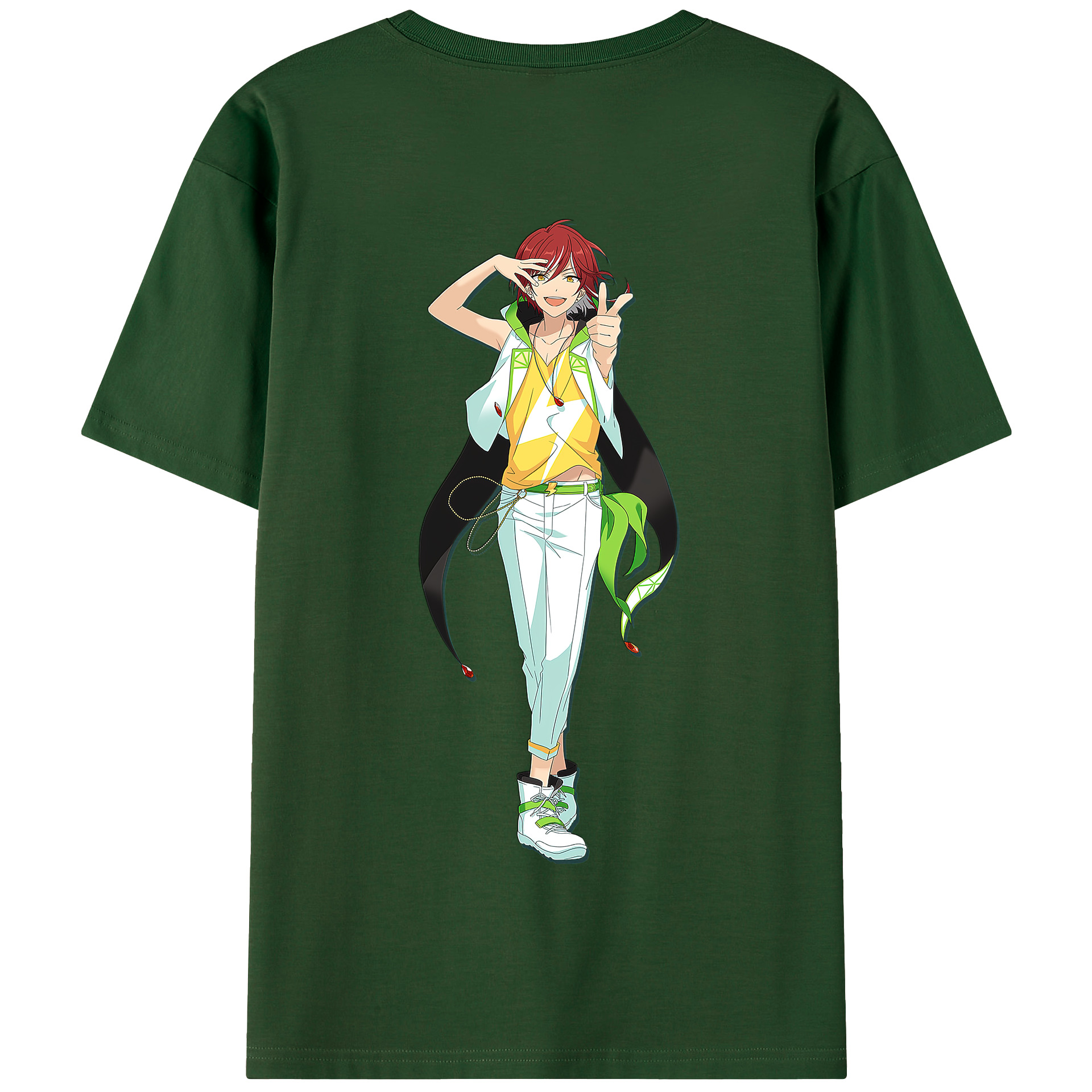 （画像用） あんさんぶるスターズ! Ensemble Stars 綿100％半袖Tシャツ（背面プリント）